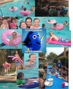 AAMOM back to school and end of summer swim party